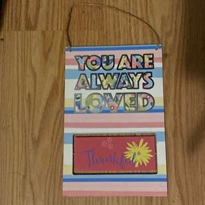 YOU ARE ALWAYS LOVED Hanging Wall Decor